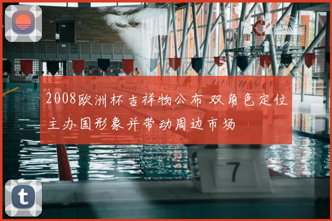 2008欧洲杯吉祥物公布 双角色定位主办国形象并带动周边市场