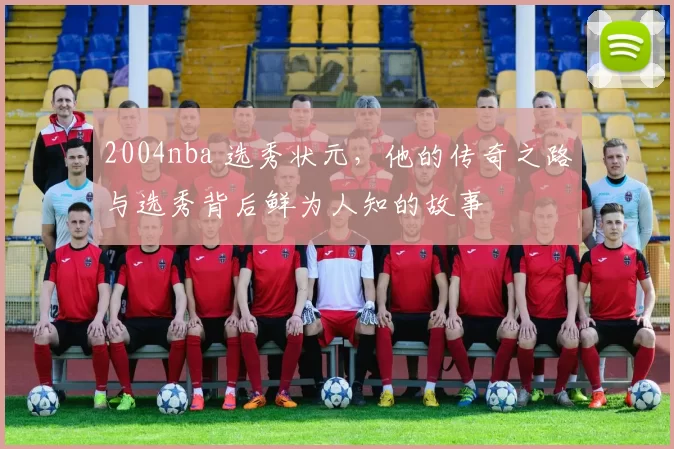 2004nba 选秀状元,他的传奇之路与选秀背后鲜为人知的故事