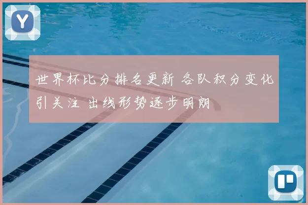 世界杯比分排名更新 各队积分变化引关注 出线形势逐步明朗