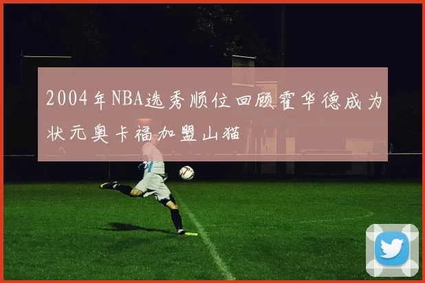 2004年NBA选秀顺位回顾霍华德成为状元奥卡福加盟山猫